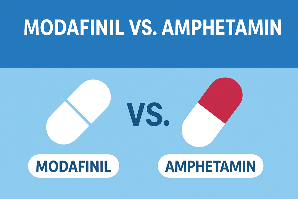 Modafinil - Amphetamin